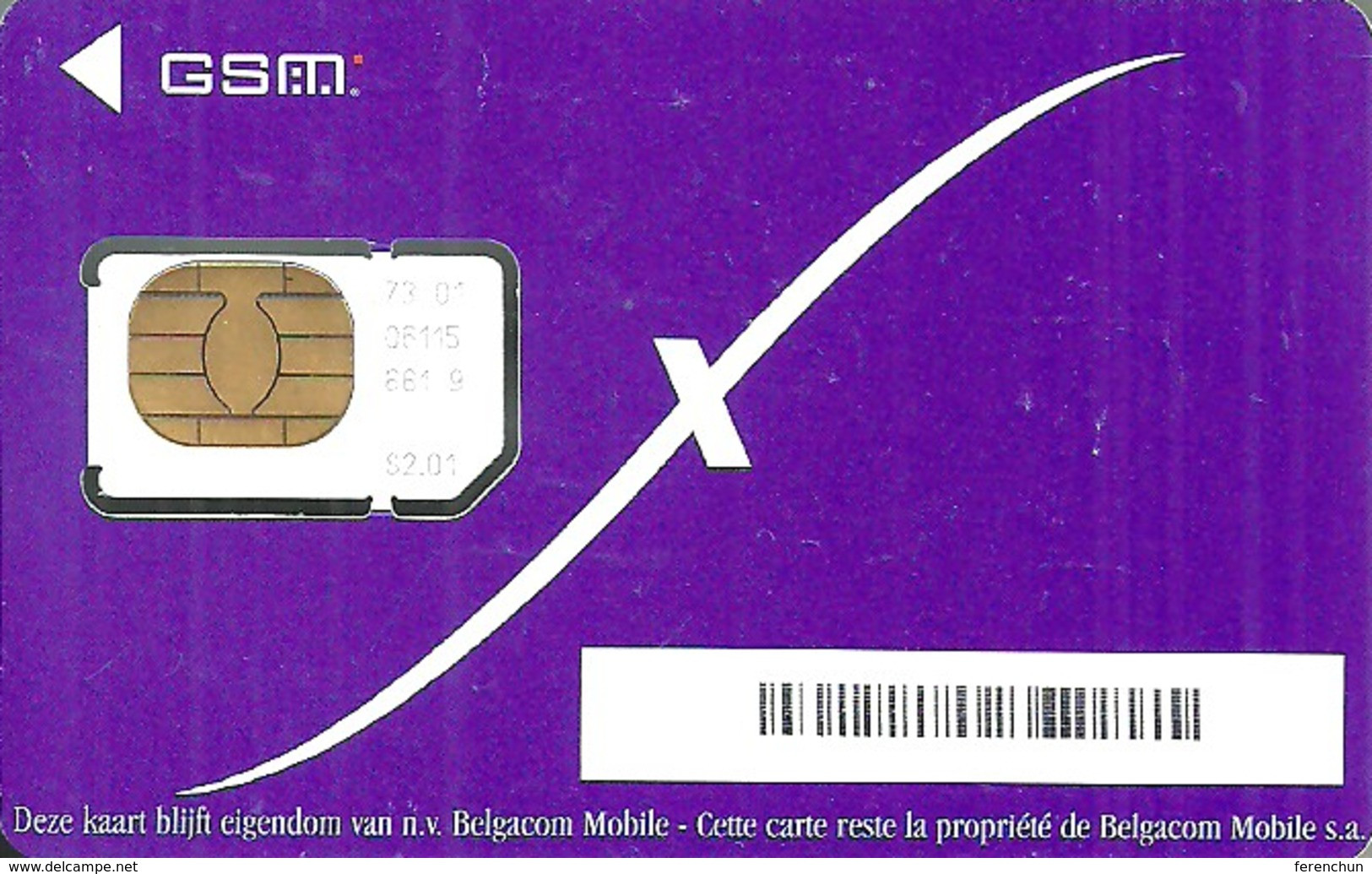 PROXIMUS * GSM * MOBILE * SIM CARD * NOSE * MOUTH * EAR * HEAD * Proximus 02 * Belgium - Other & Unclassified