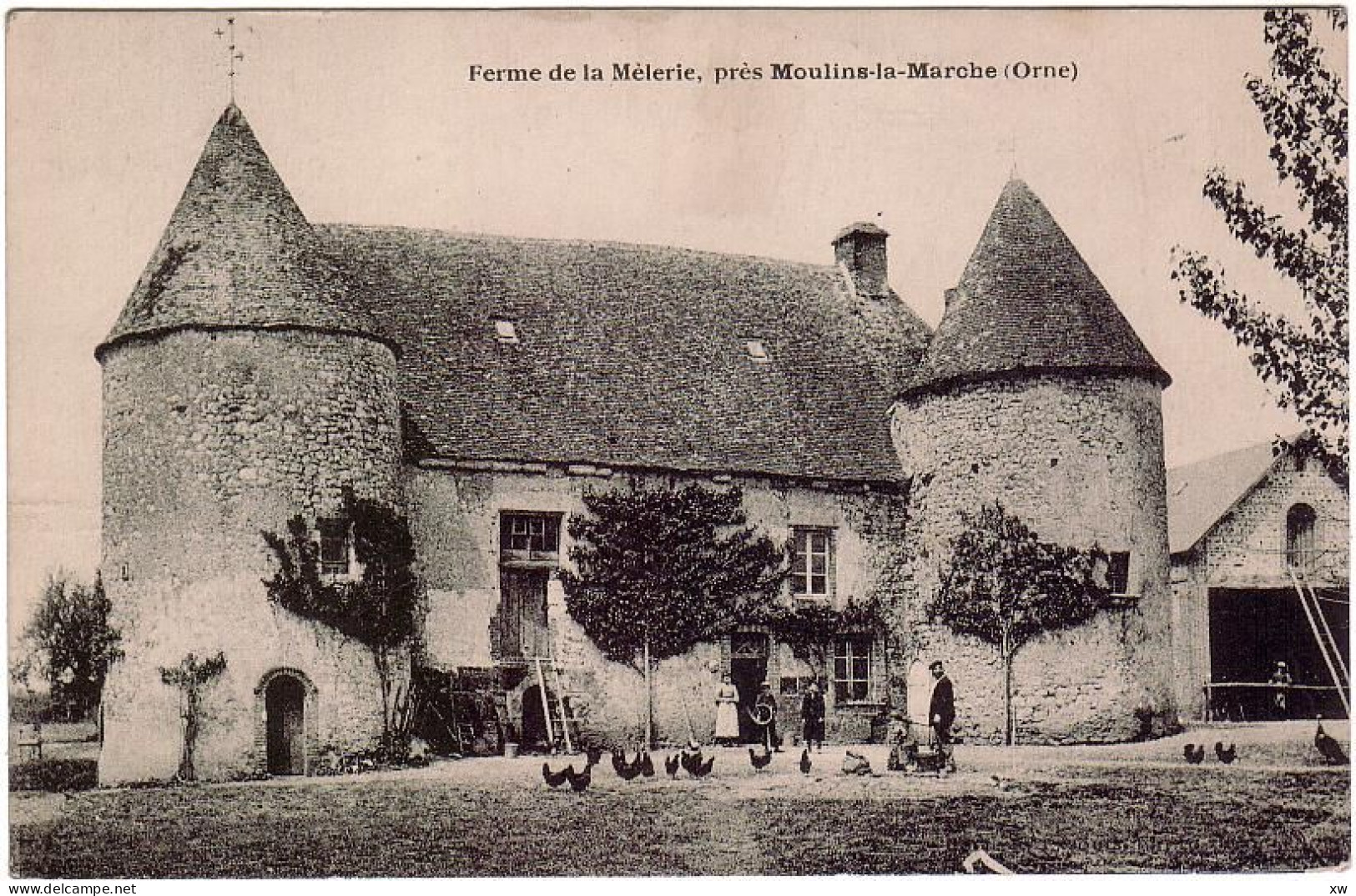 MOULINS-la-MARCHE -61- Ferme De La Mèlerie, Prés Moulins-la-Marche - Animation - D2760 - Moulins La Marche