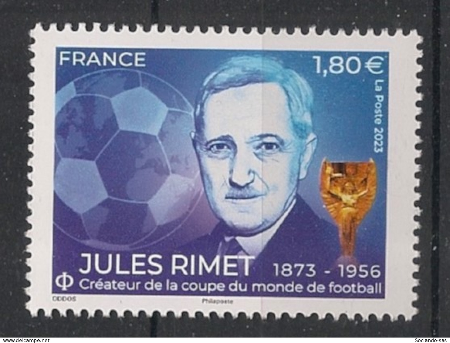 FRANCE - 2023 - N°YT. 5719 - Jules Rimet - Neuf Luxe ** / MNH / Postfrisch - Other & Unclassified