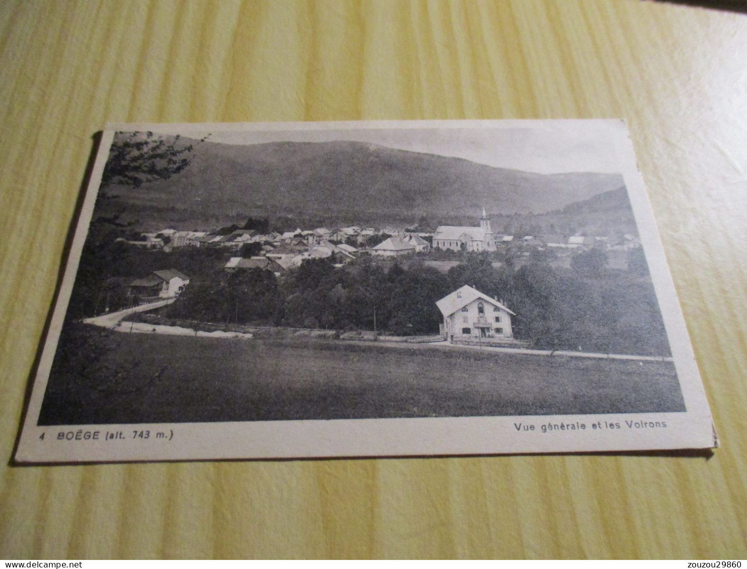 CPA Boëge (74).Vue Générale Et Les Voirons. - Boëge