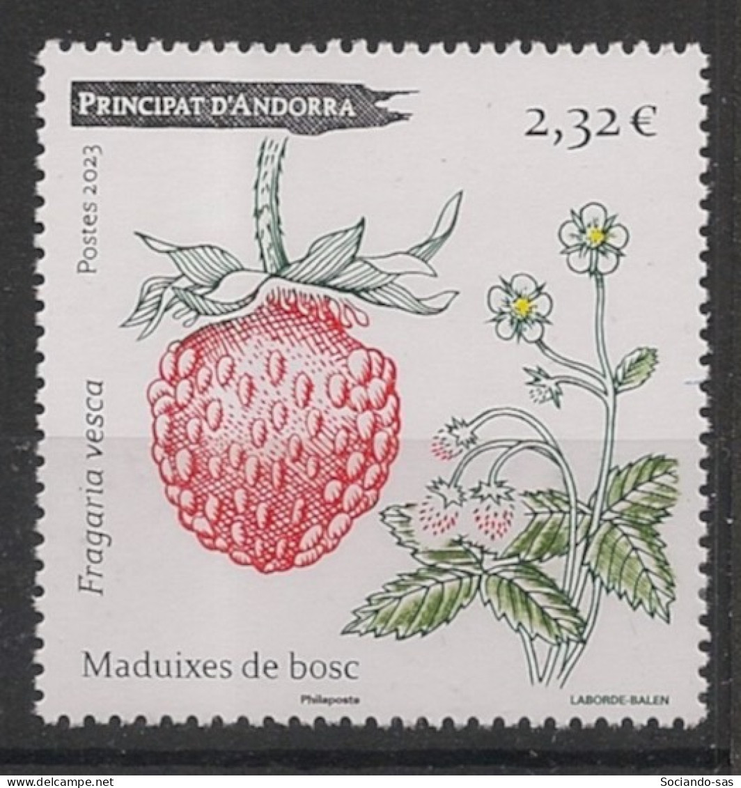 ANDORRE - 2023 - N°YT. 900 - Fraise - Neuf Luxe ** / MNH / Postfrisch - Unused Stamps
