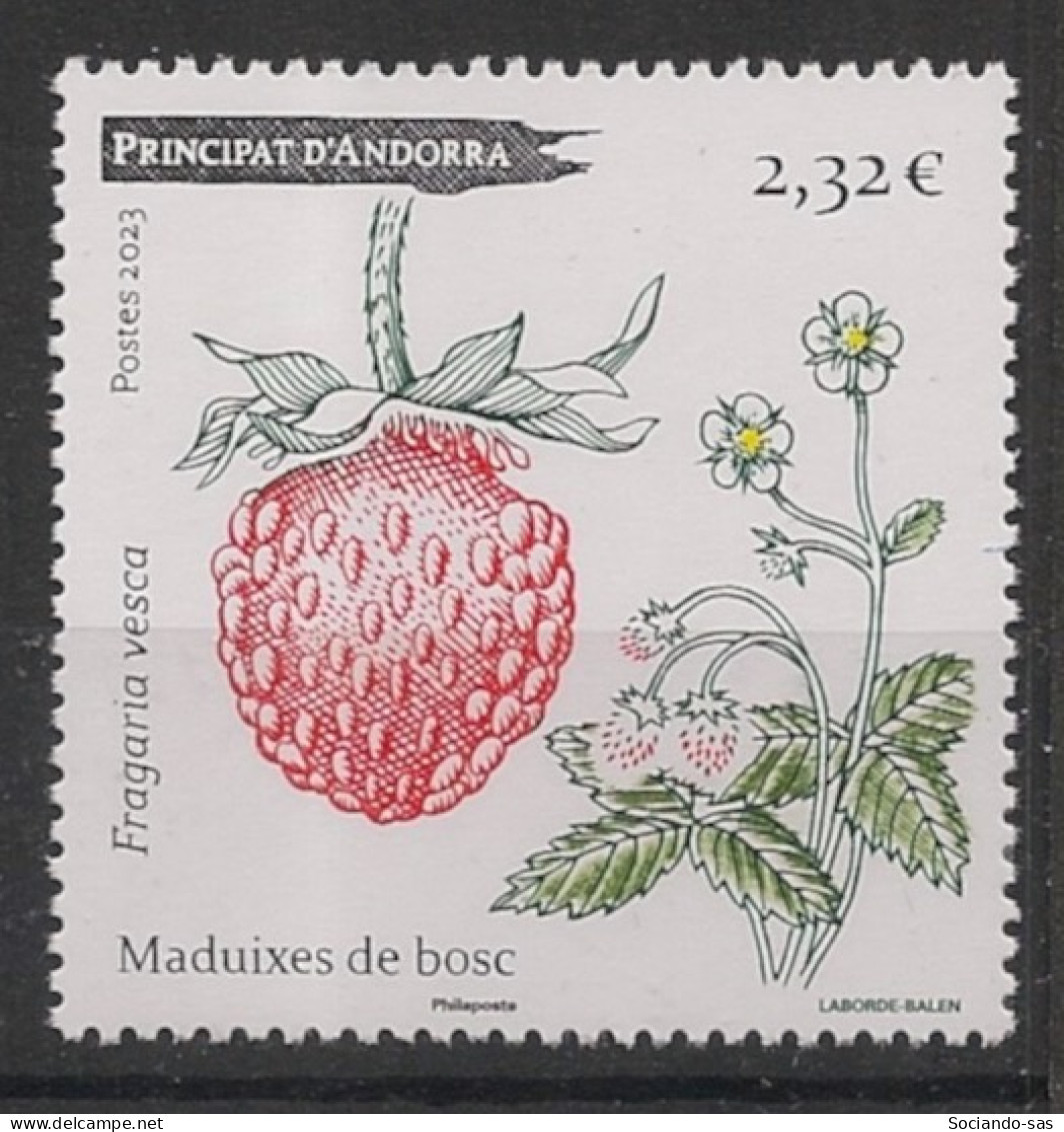 ANDORRE - 2023 - N°YT. 900 - Fraise - Neuf Luxe ** / MNH / Postfrisch - Ungebraucht