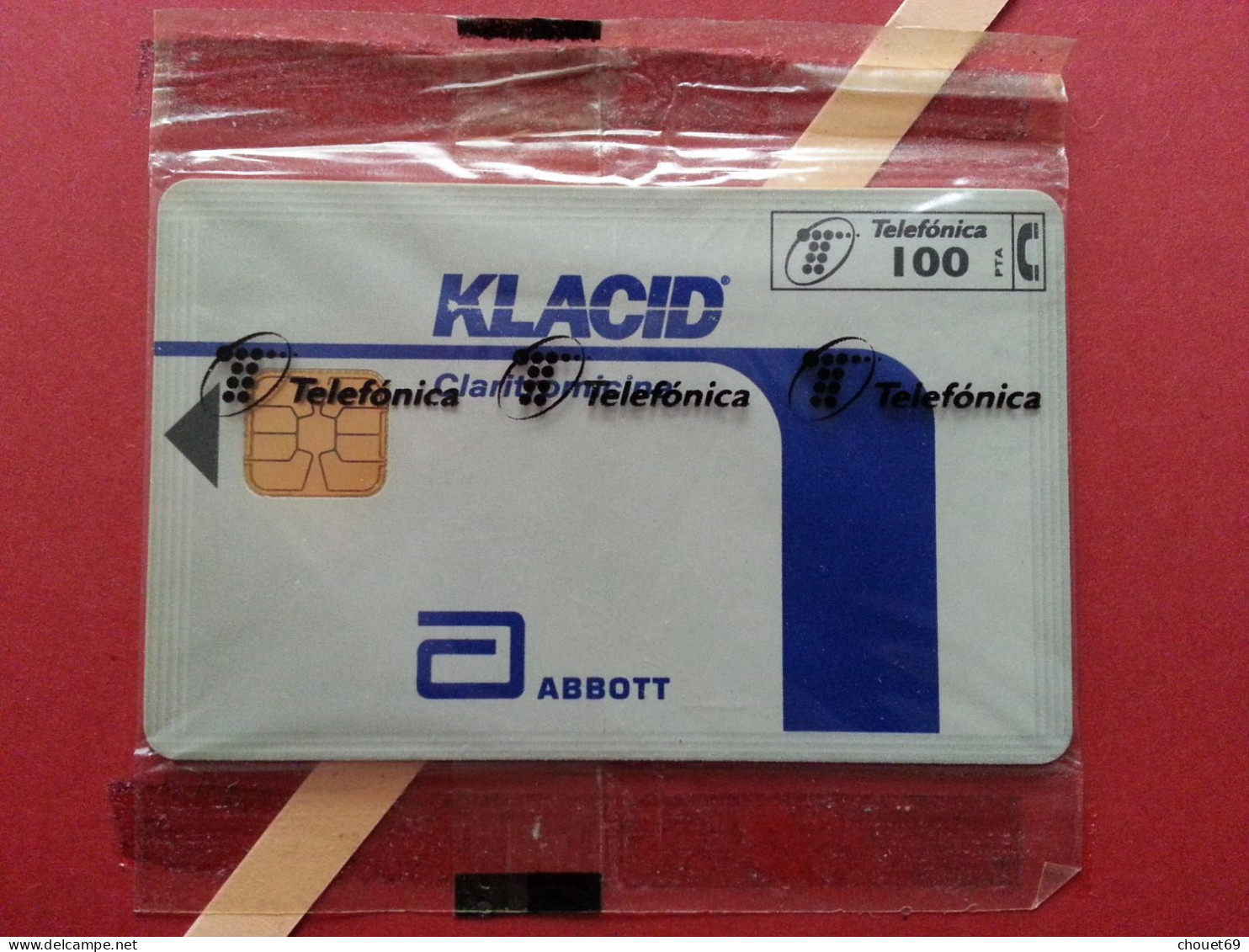 Telefónica - P-127 KLACID 14100 Ex Blister MINT Folder (BQ0621 - Emissions Privées