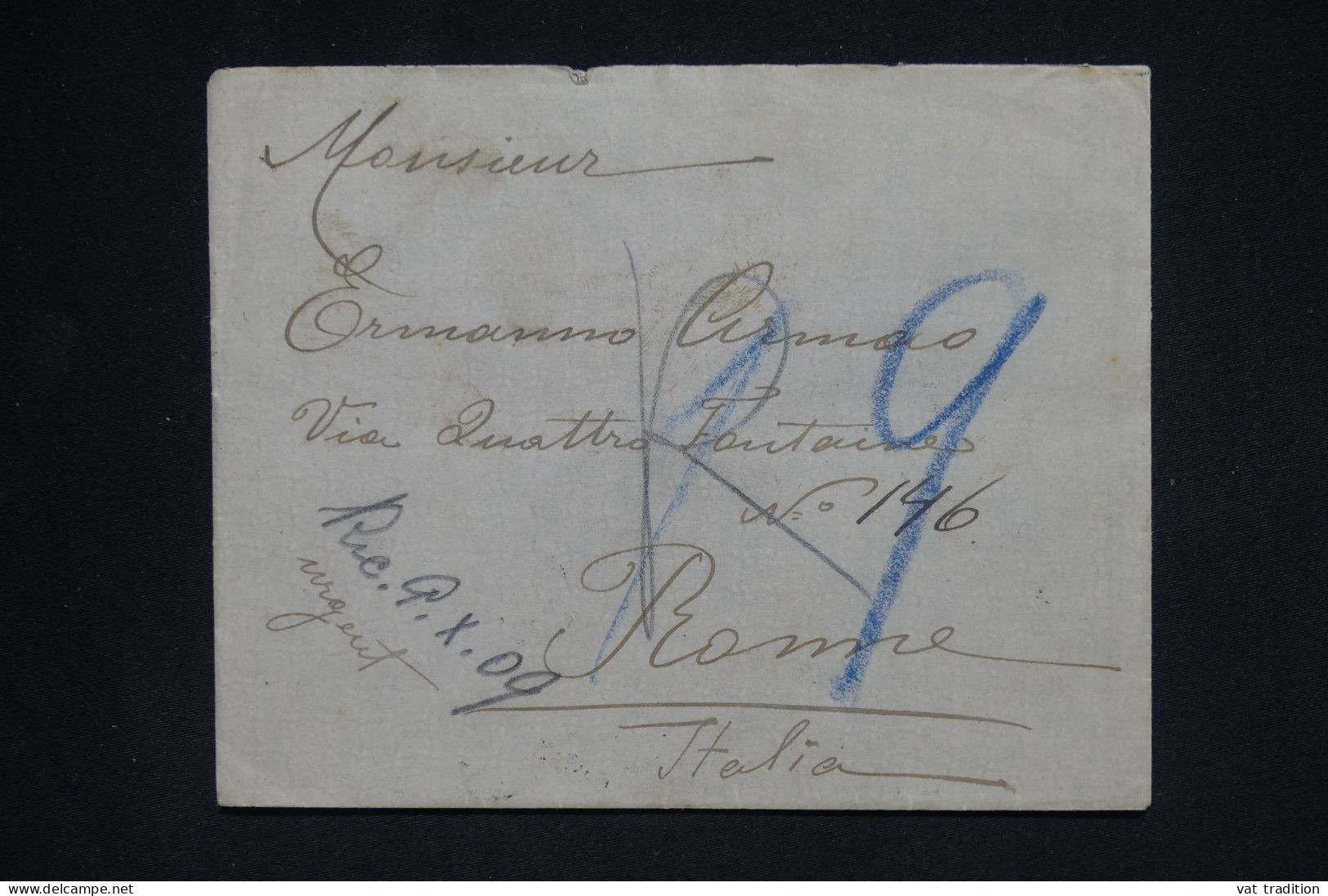 GRECE - Lettre Pour Rome - A  2046 - Lettres & Documents