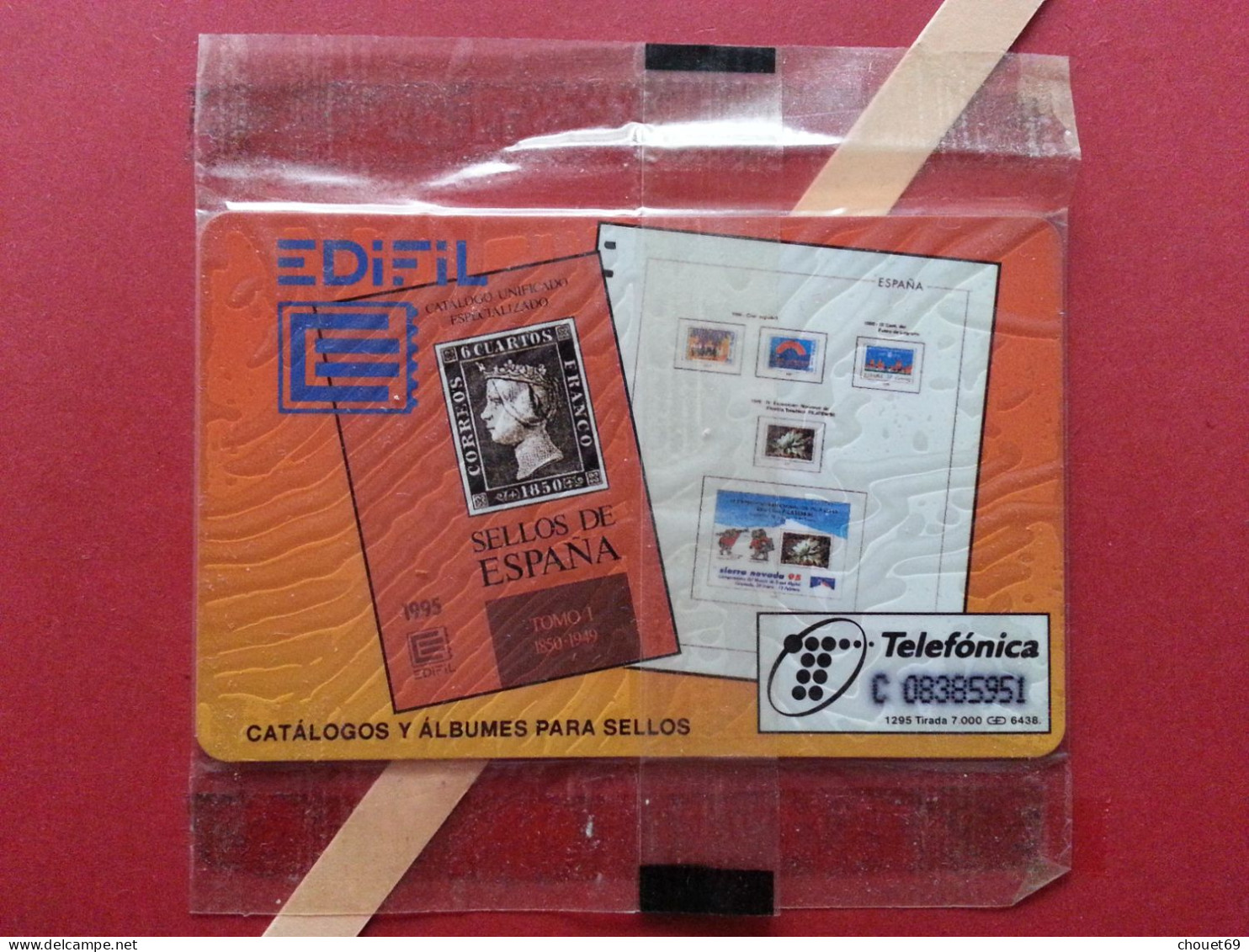 Telefónica - Edifil 1996 - Sorteo Fiat Brava - 7 000 Ex Blister MINT Folder (BQ0621 - Privé-uitgaven