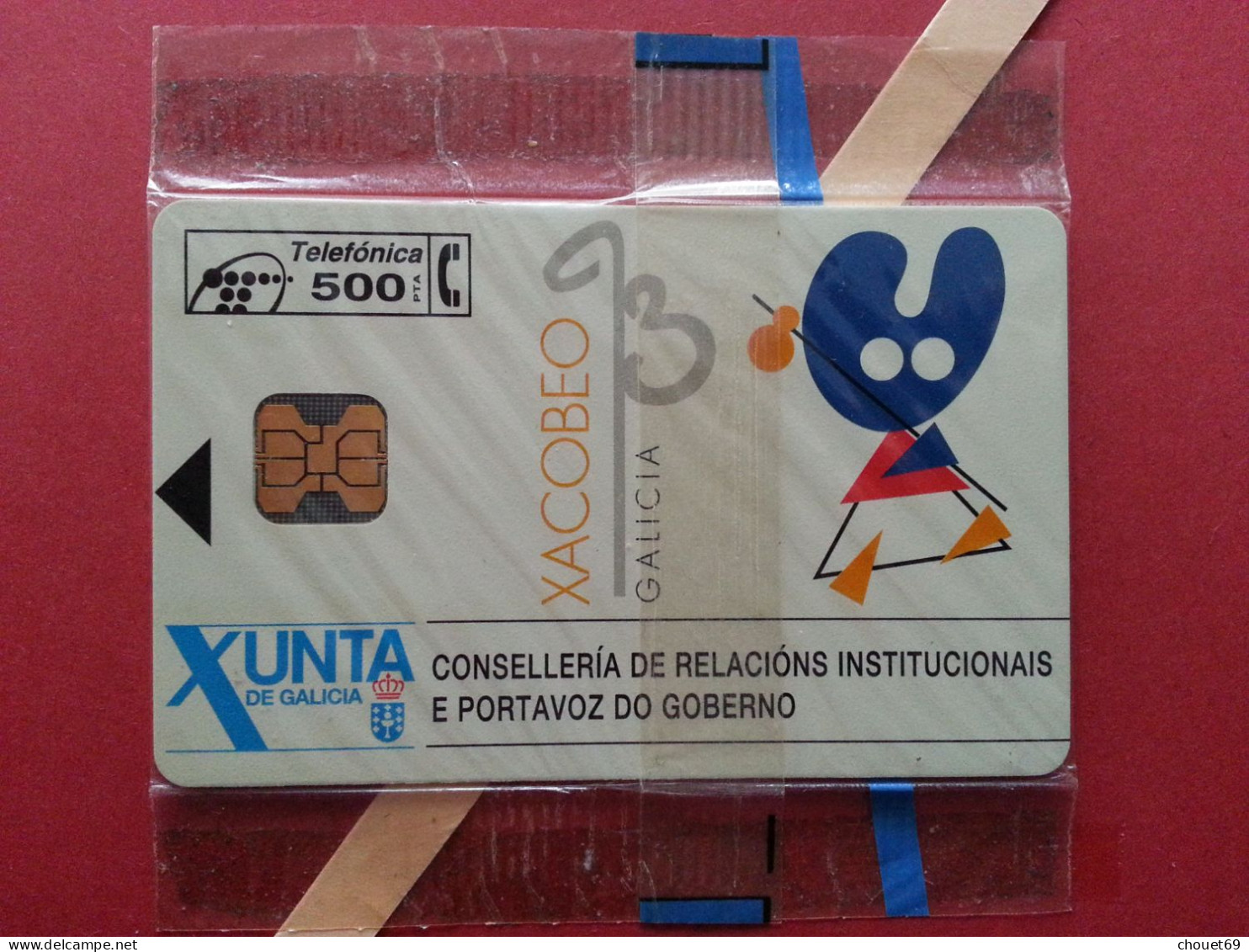 Telefónica - XACOBEO XUNTA DE GALICIA 93 - 2 000 Ex Blister MINT Folder (BQ0621 - Privé-uitgaven