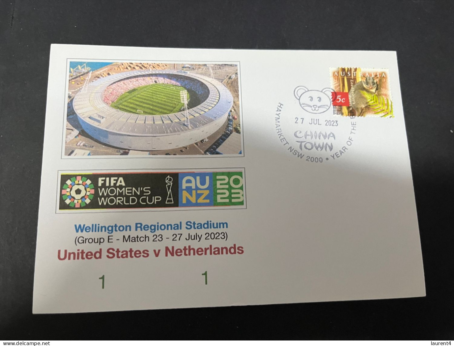 22-2-2024 (1 W 2 A) 4 Covers - FIFA Women's Football World Cup 2023 - Netherlands Matches - Andere & Zonder Classificatie