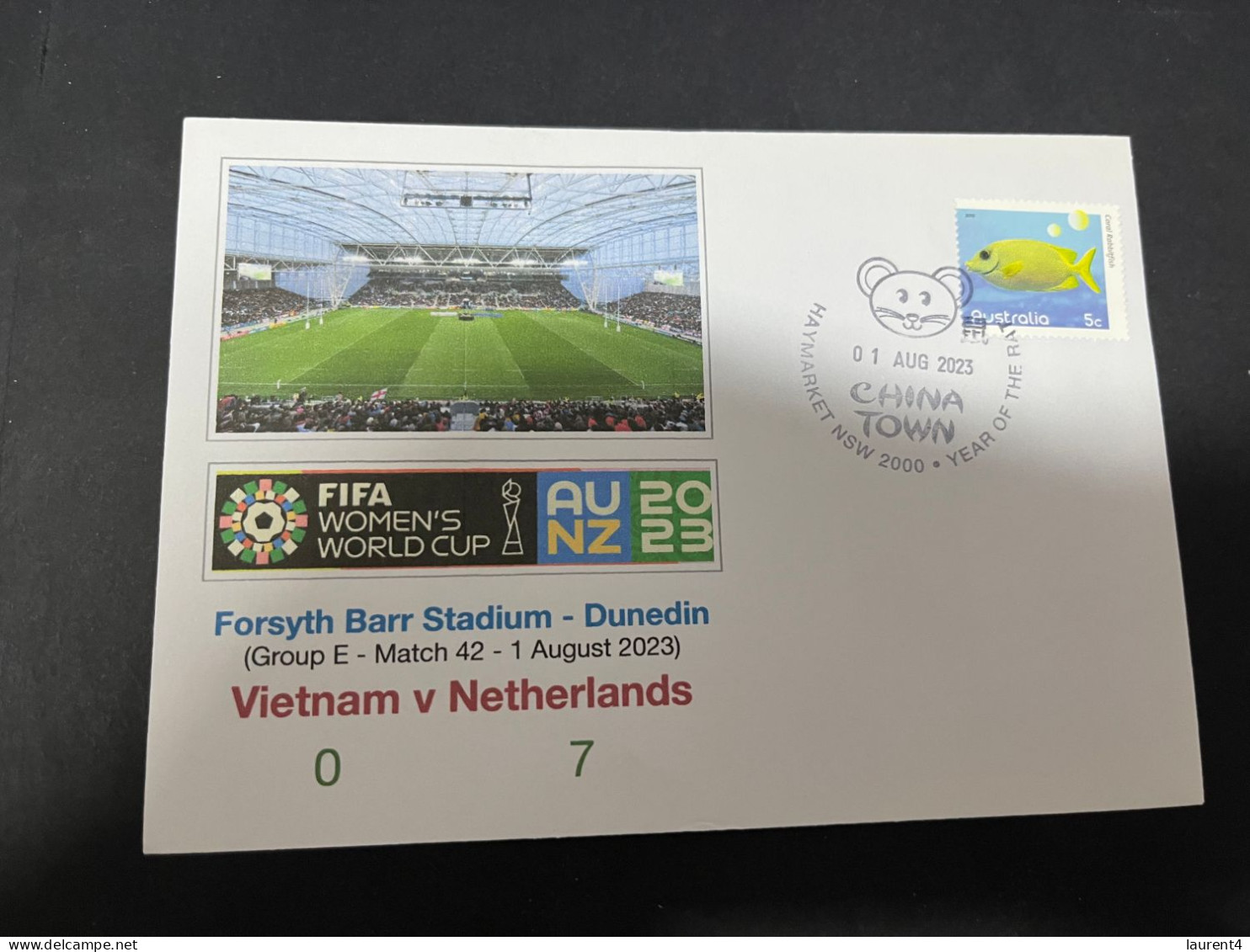 22-2-2024 (1 W 2 A) 4 Covers - FIFA Women's Football World Cup 2023 - Netherlands Matches - Sonstige & Ohne Zuordnung