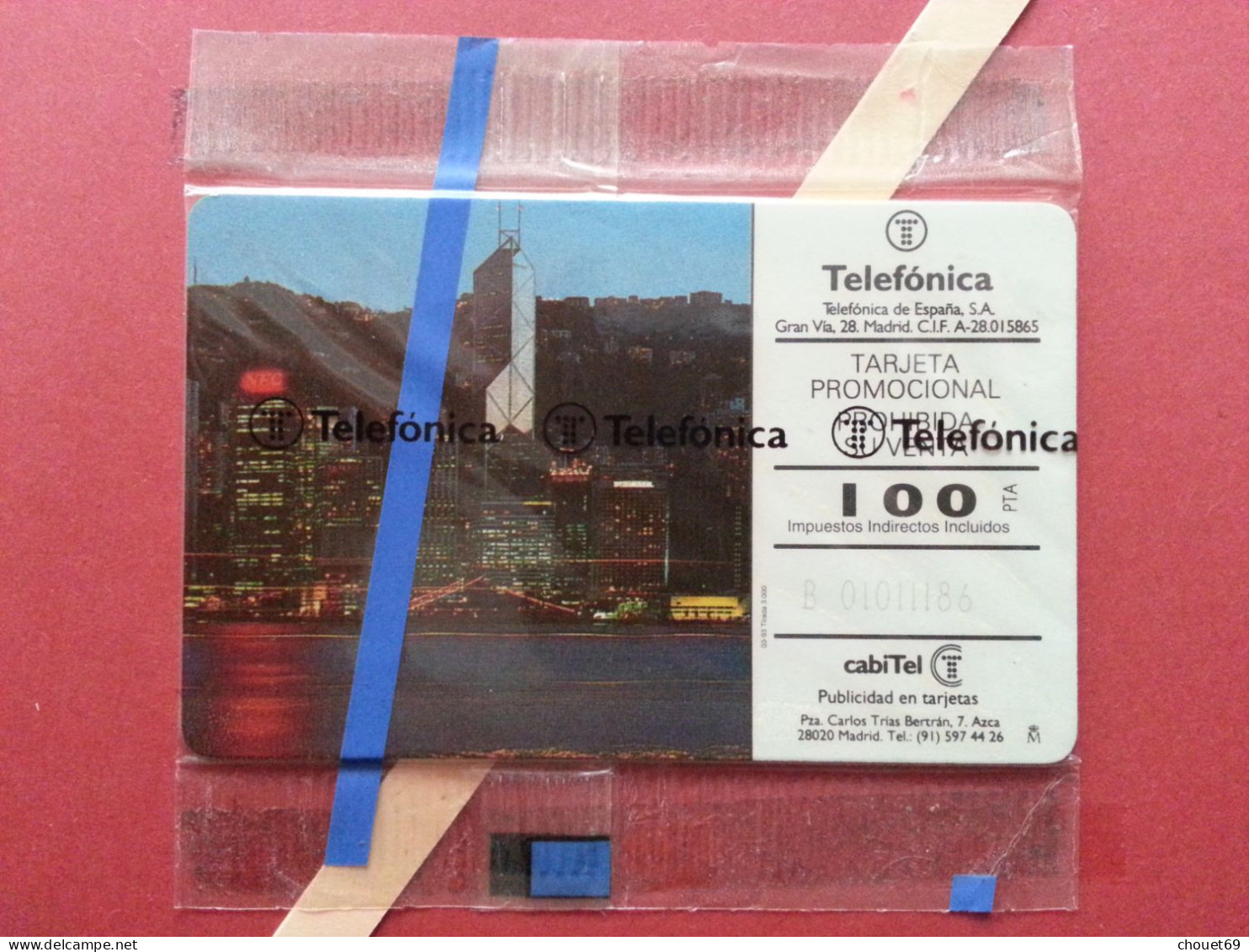 Telefónica - INTL PHONECARD EXHIBITION 93 Hong Kong - 2 000 Ex Blister MINT Folder (BQ0621 - Emissions Privées
