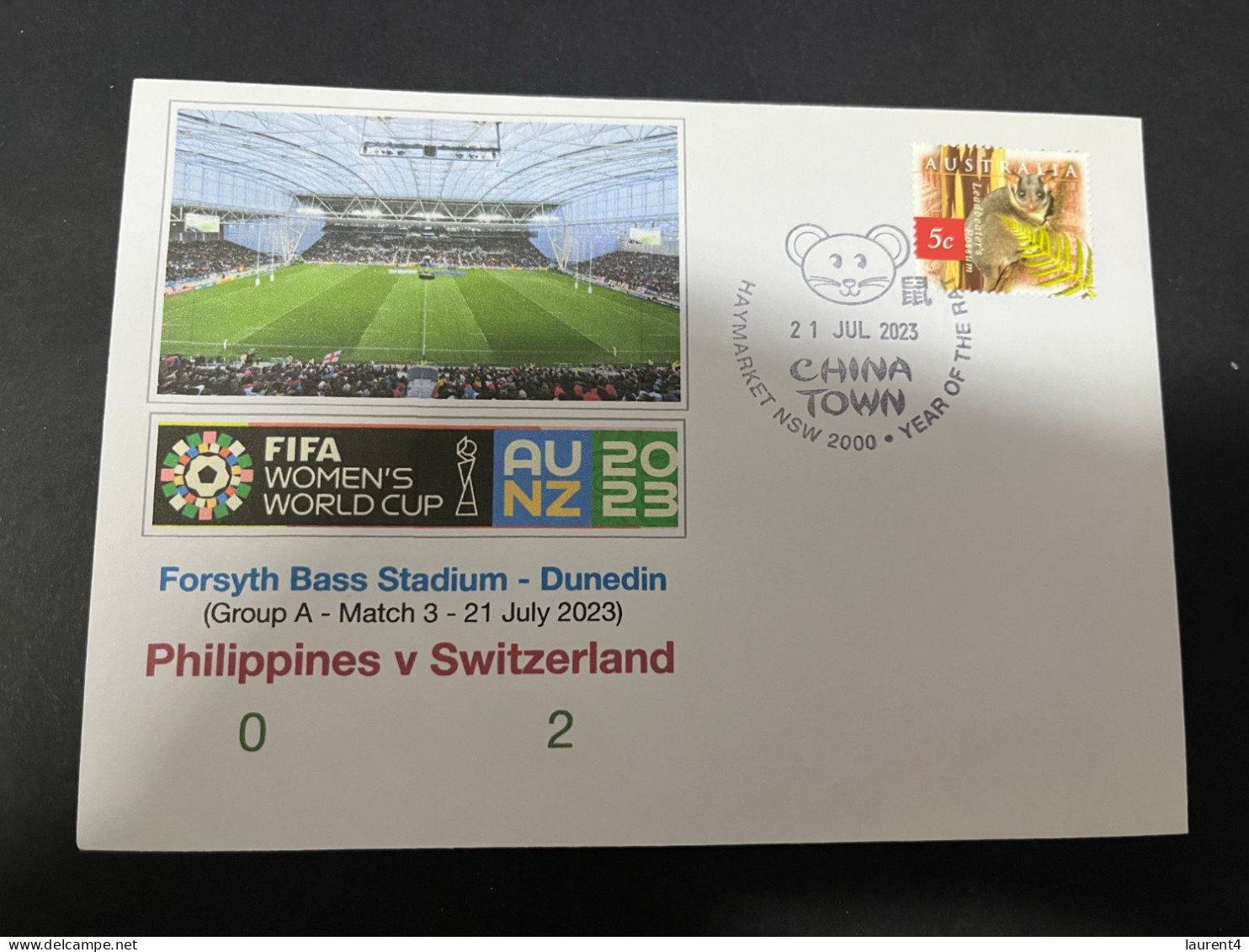 22-2-2024 (1 W 2 A) 3 Covers - FIFA Women's Football World Cup 2023 - Philippines Matches - Autres & Non Classés