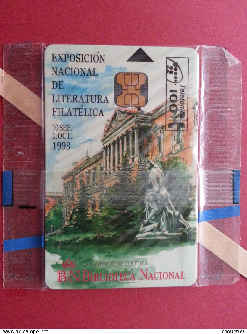 Telefónica - EXPO NACIONAL LITERATURA FILATELICA - 2 000 Ex Blister MINT Folder (BQ0621 - Privatausgaben