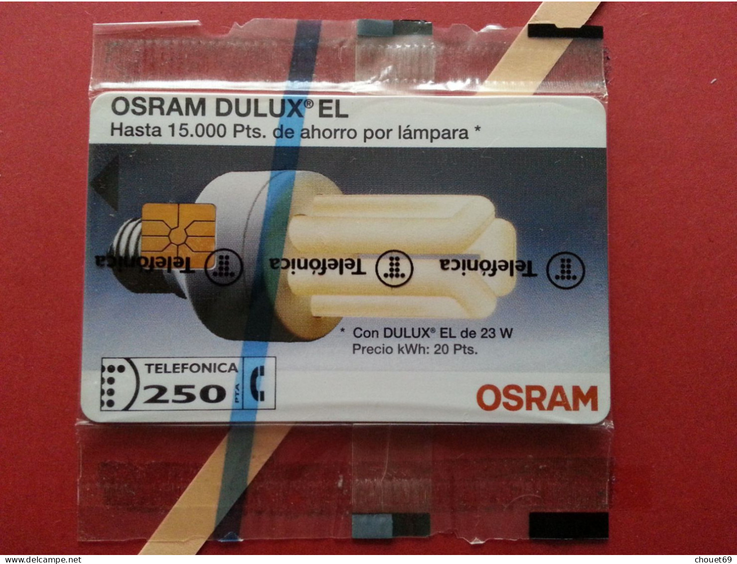 Telefónica - OSRAM DULUX -  MINT Neuve Blister NSB  (BQ0621 - Emissions Privées
