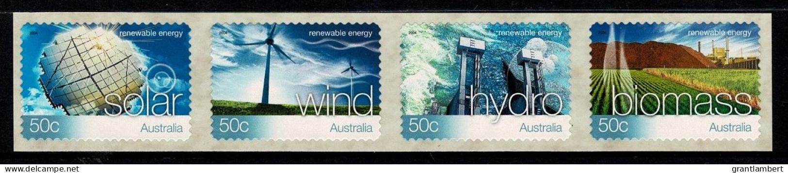 Australia 2004 Renewable Energy  Set Of 4 Self-adhesives MNH - Mint Stamps