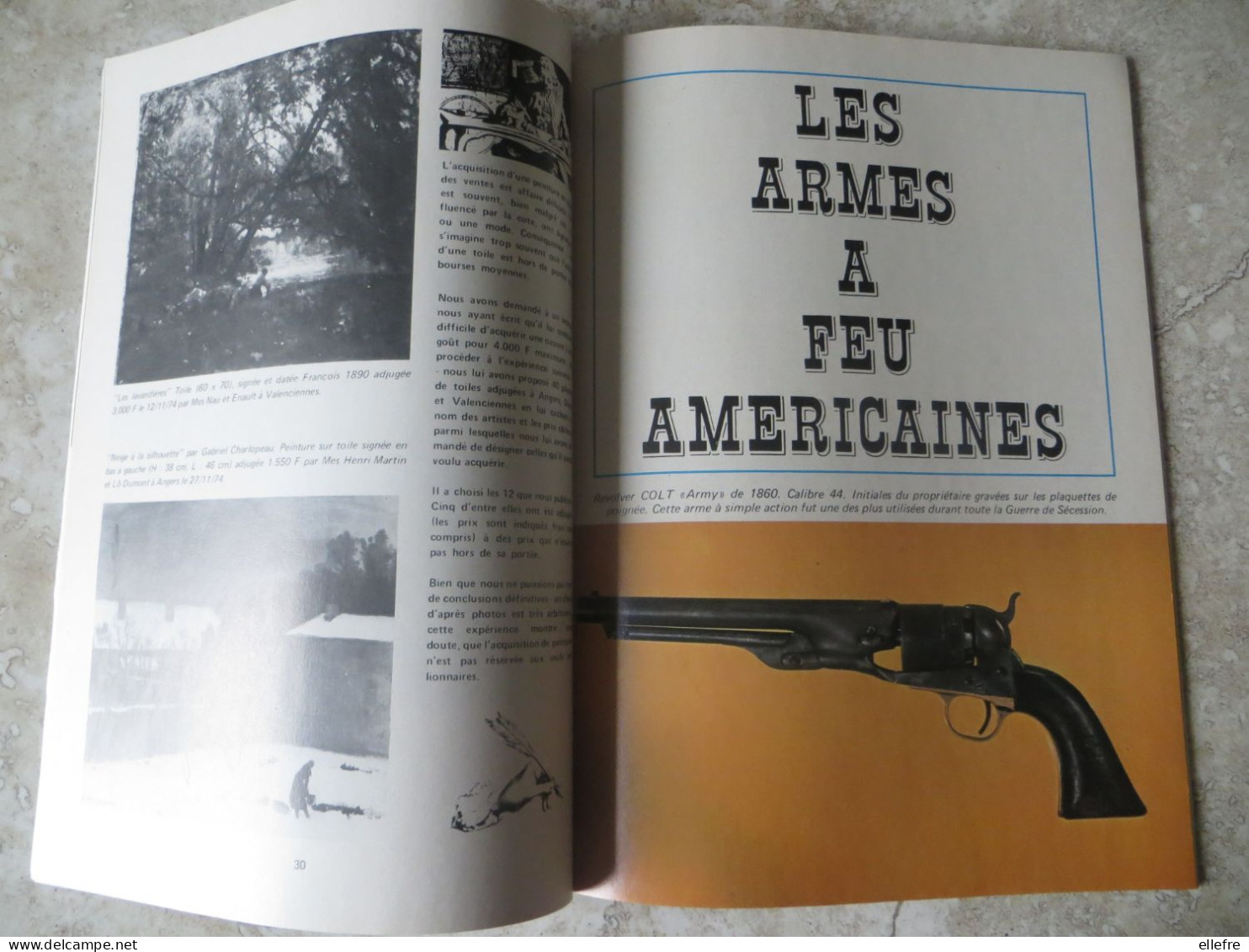 Revue A B C N° 24 Février 1975 - Numéro Spécial ARMES A FEU AMERICAINES - FAIENCE BOULES PRESSE PAPIER - Brocantes & Collections