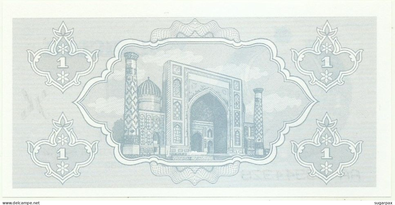 UZBEKISTAN - 1 SUM - 1992 ( 1993 ) - Pick 61 - Unc. - Serie AA - Ouzbékistan