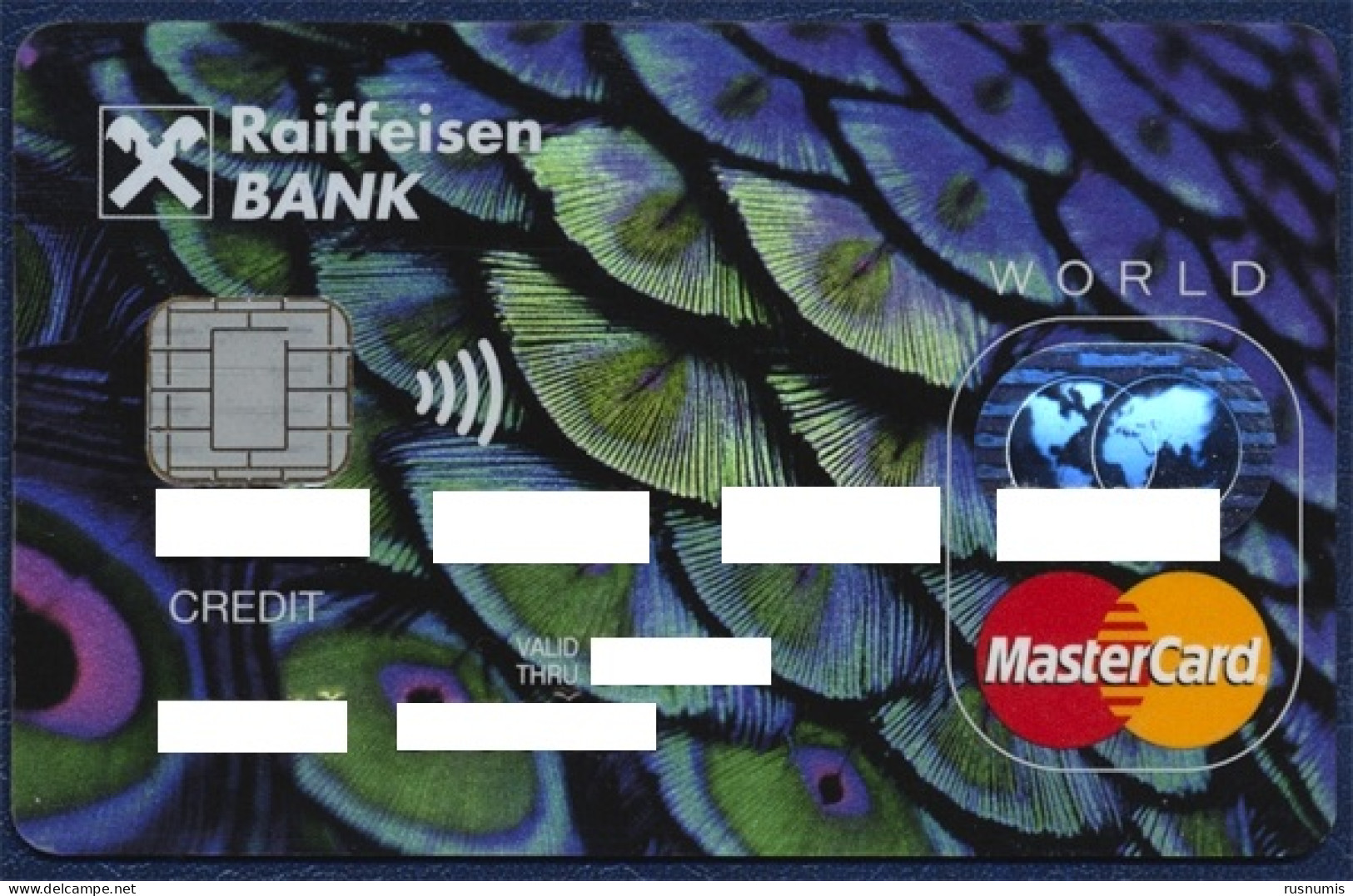 CZECH REP. - Tchèque - Tschechisch RAIFFEISEN BANK MASTERCARD WORLD EXPIRED - Credit Cards (Exp. Date Min. 10 Years)