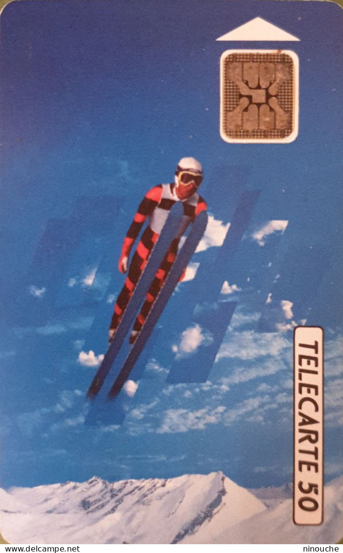 TELECARTE FRANCE  / FRANCE TELECOM / 50 UNITÉS / XVI EME JEUX OLYMPIQUES D'HIVER D'ALBERVILLE / LE SAUT A SKI - Sonstige – Europa