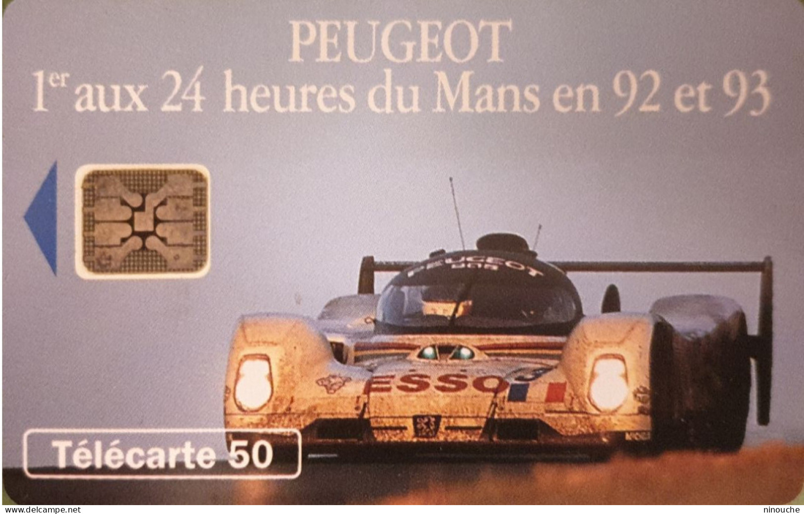 TELECARTE FRANCE  / FRANCE TELECOM / 50 UNITÉS / PEUGEOT / 24 HEURES DU MANS - Autres - Europe