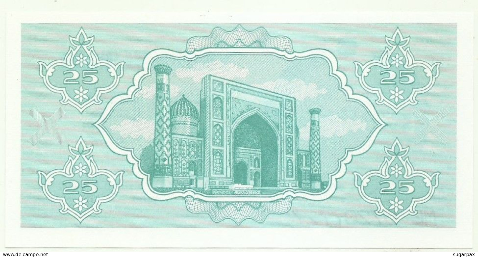 UZBEKISTAN - 25 SUM - 1992 ( 1993 ) - Pick 65 - Unc. - Serie ME - Oezbekistan