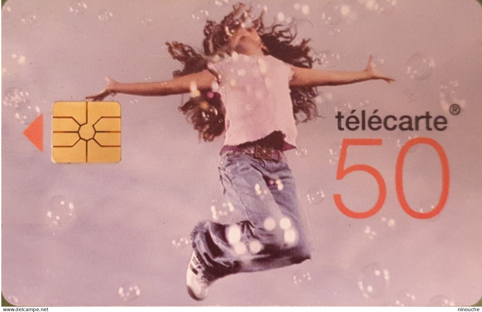 TELECARTE FRANCE / FRANCE TELECOM / 50 UNITÉS / THEME ENFANT ET BULLES DE SAVON - Other - Europe