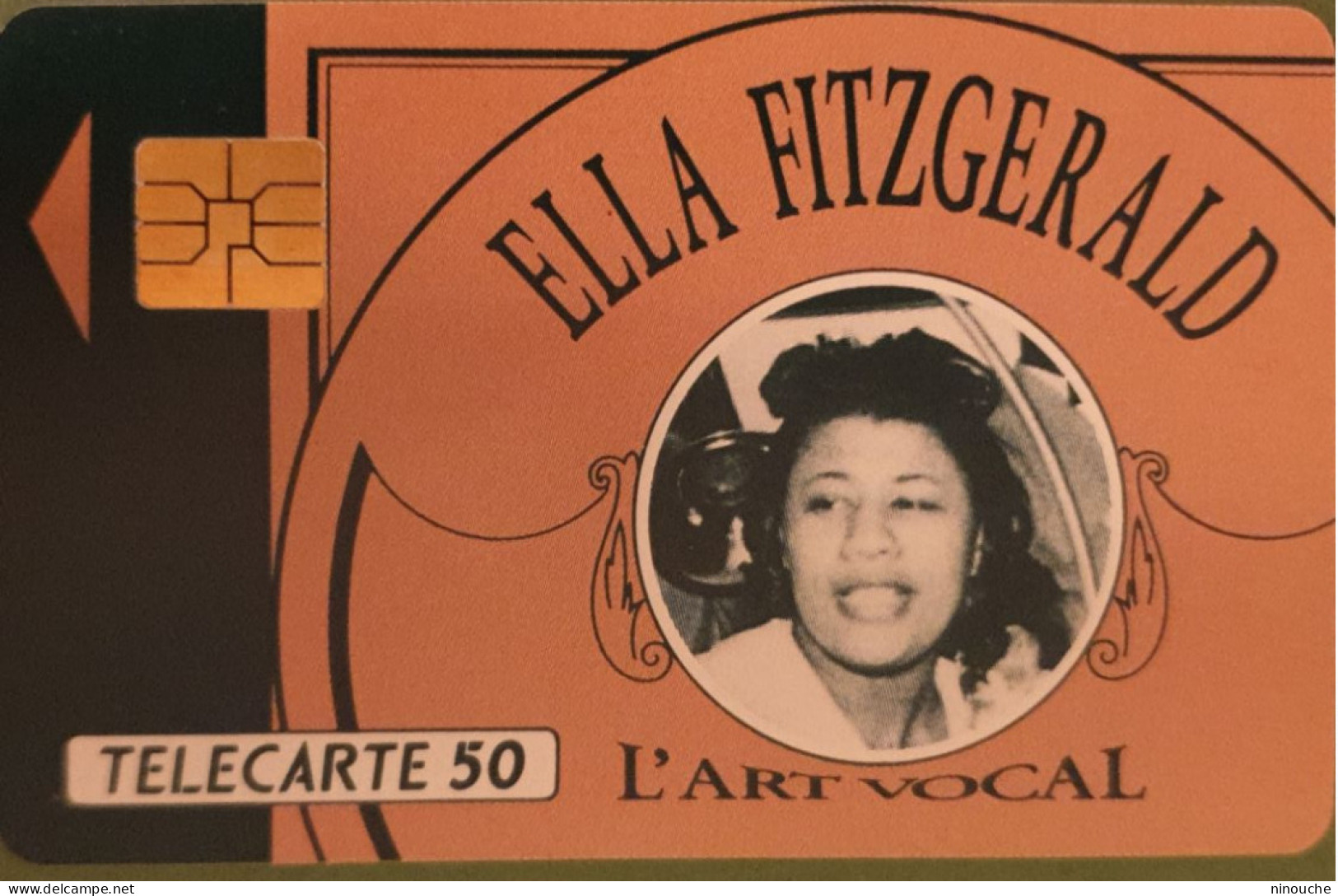 TELECARTE FRANCE  / FRANCE TELECOM / 50 UNITÉS / THEME JAZZ / L'ART VOCAL / ELLA FITZGERALD - Sonstige – Europa