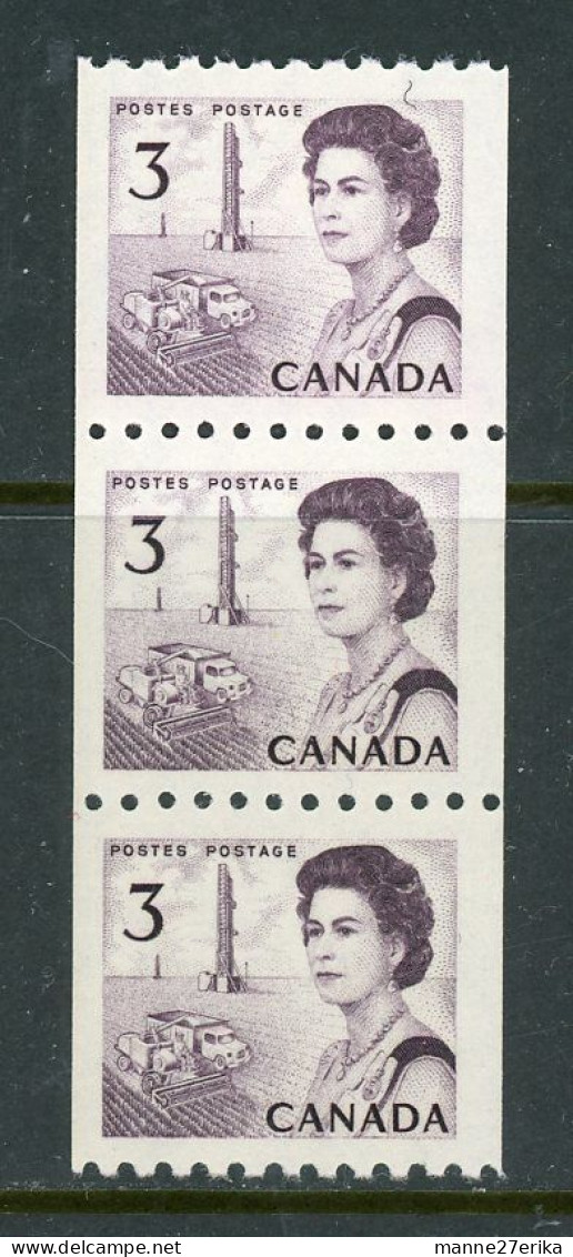 Canada 1967 MNH Queen Elizabeth  "Coil Stamps" - Unused Stamps
