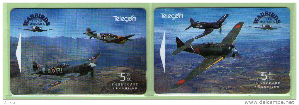 New Zealand - 1994 Warbirds Over Wanaka Set (2) - NZ-F-13/4 - Mint - Airplanes