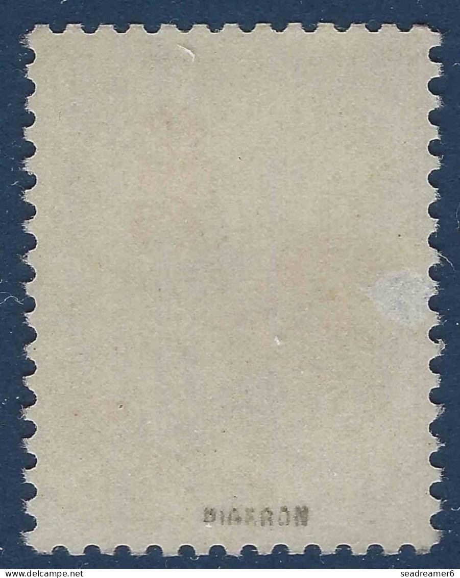 Coq De DECARIS N°1331d* (1 Adherence ) 0.25c Coq Fluo Vif Signé TB/TTB Cote Yvert :900 € - 1962-1965 Coq De Decaris