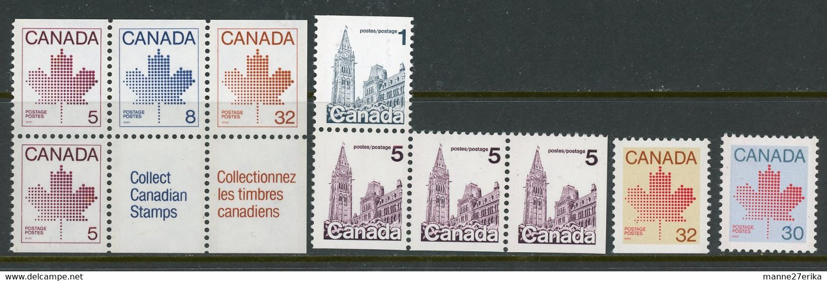 Canada USED 1962-63 Cameo Issue - Oblitérés