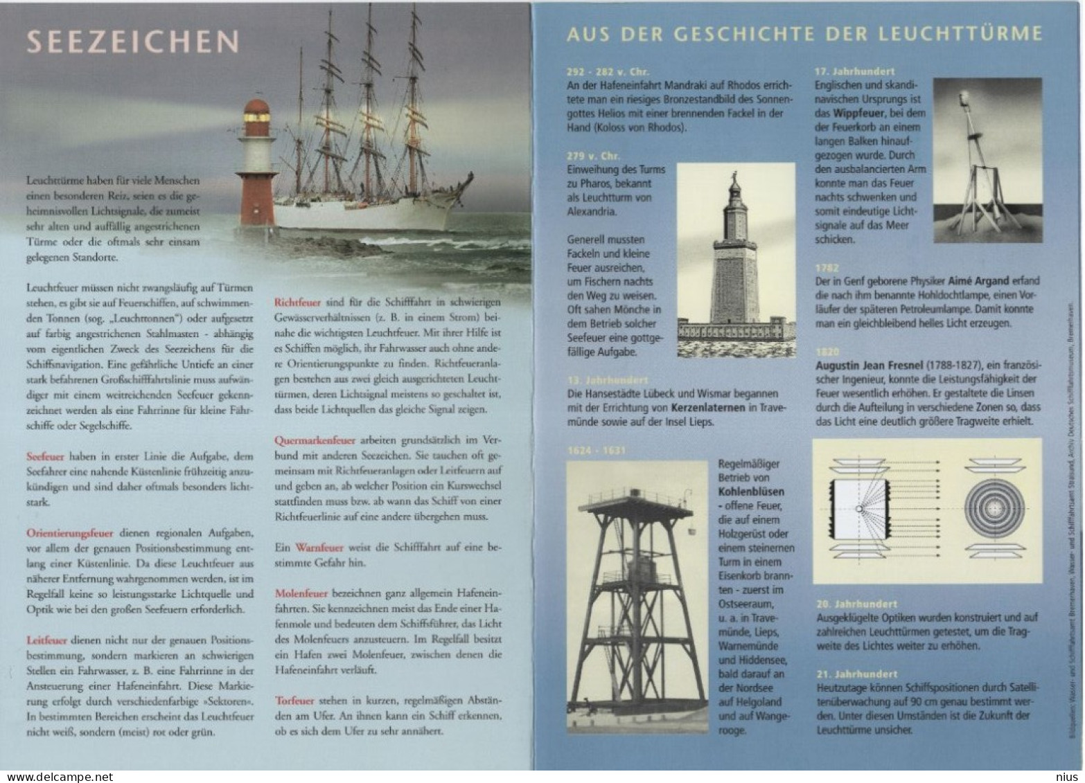 Germany Deutschland 2004 Leuchttürme Leuchttürm Lighthouses Lighthouse, Roter Sand, Greifswalder Oie, Berlin - 2001-2010