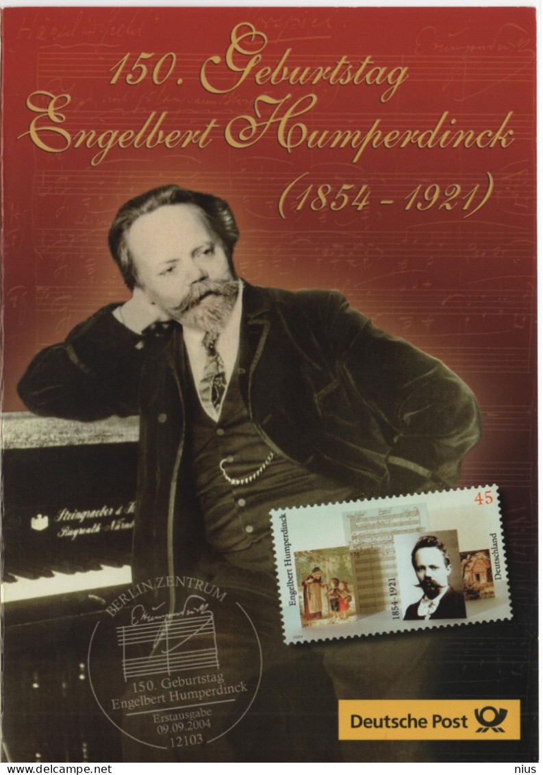 Germany Deutschland 2004 Engelbert Humperdinck, German Composer Komponist Music Musik Musique Opera, Berlin - 2001-2010