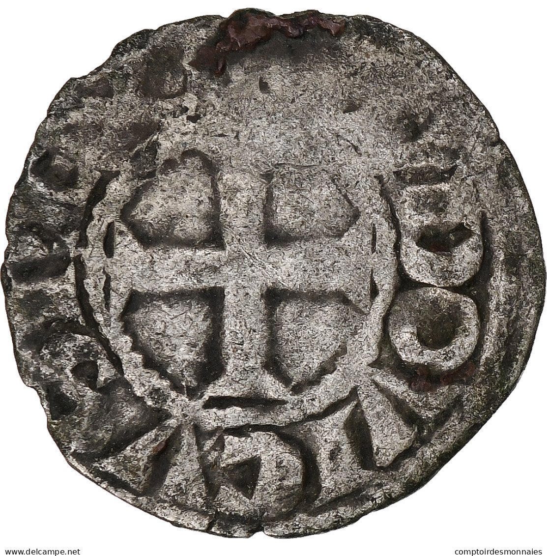 France, Louis VIII-IX, Denier Tournois, 1223-1244, Billon, TB+, Duplessy:187 - 1223-1226 Luigi VIII Il Leone