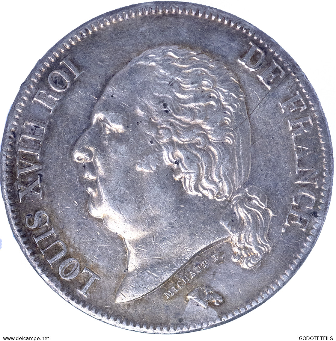 Louis XVIII-5 Francs 1824 Paris - 5 Francs