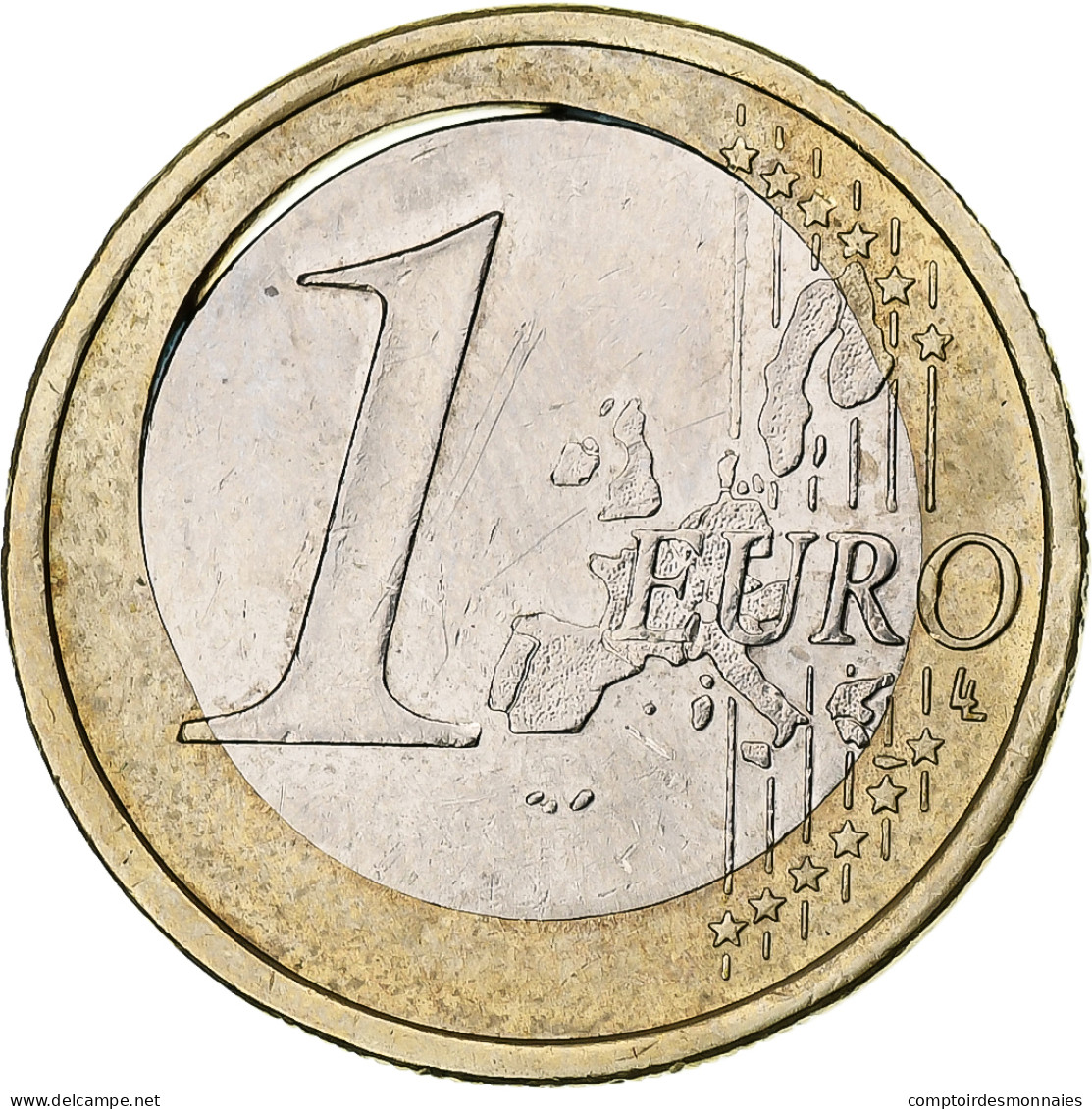 Allemagne, Euro, Error Double Punched Center Hole, 2004, Bimétallique, SUP - Variétés Et Curiosités