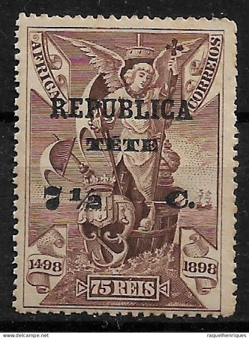 TETE 1913 Portuguese Africa Postage Stamps Overprinted REPUBLICA TETE 7½/75C/R MNH (NP#72-P07-L9) - Tete