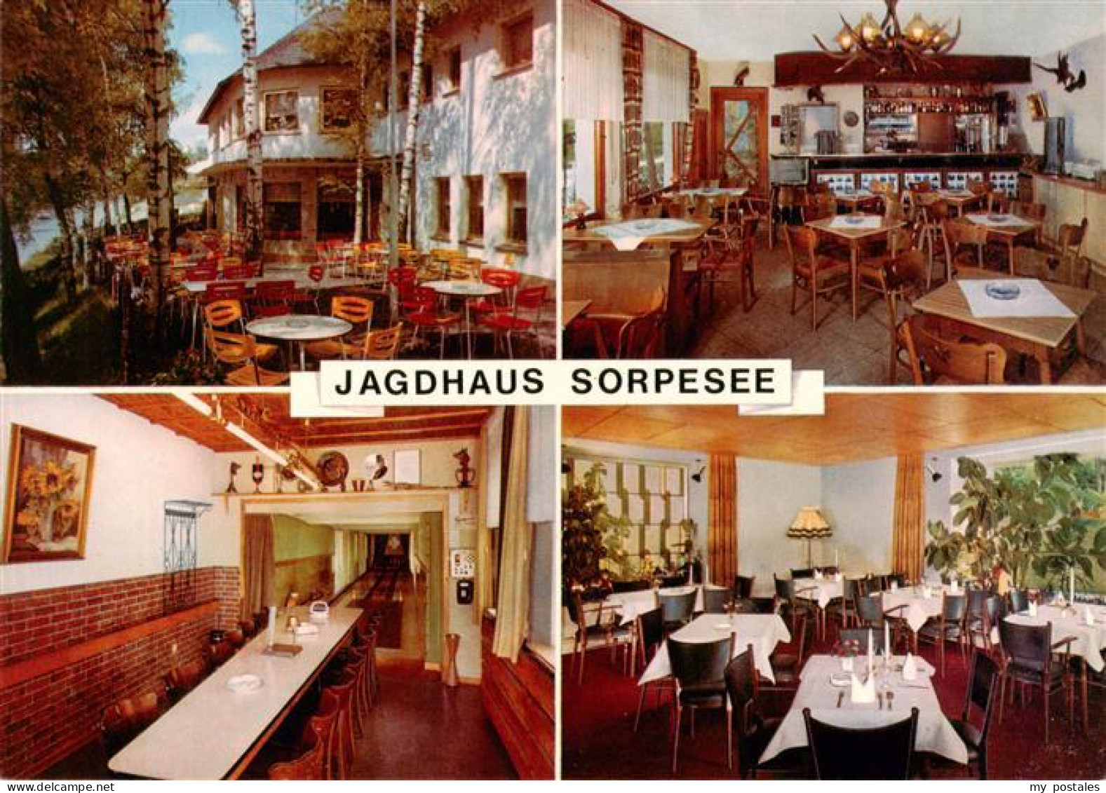 73919624 Langscheid Sorpesee Cafe Restaurant Jagdhaus Gastraeume Kegelbahn - Sundern