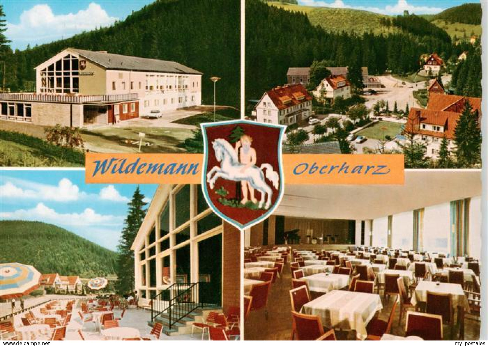 73878858 Wildemann Harz Kurhaus Gastraum Freiterrasse Panorama  - Wildemann