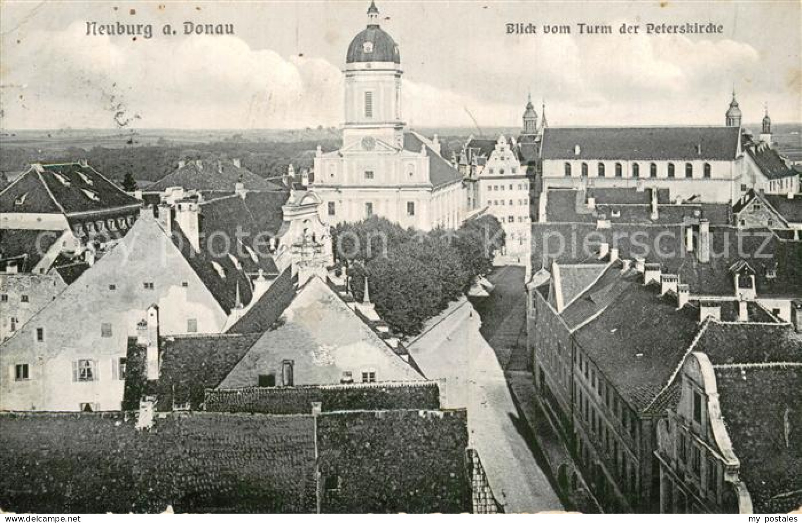 73772155 Neuburg  Donau Blick Vom Turm Der Peterskirche  - Neuburg