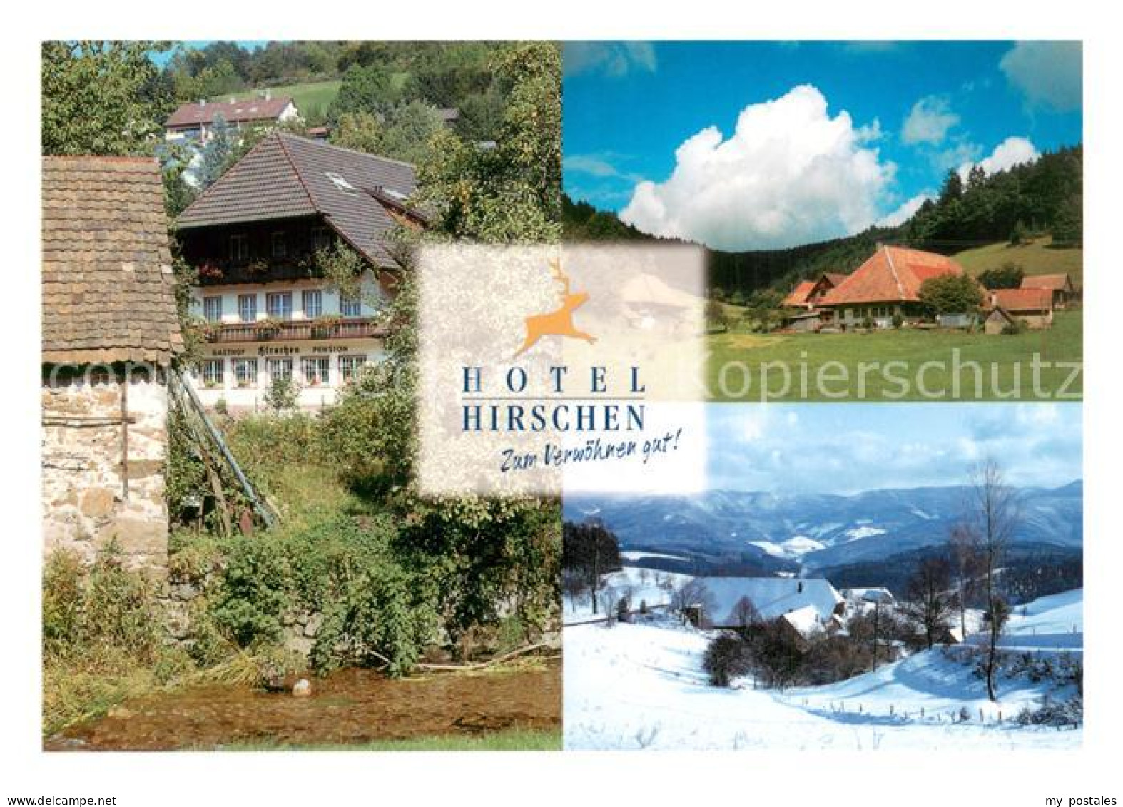 73739535 Oberprechtal Hotel Hirschen Winterpanorama Oberprechtal - Elzach