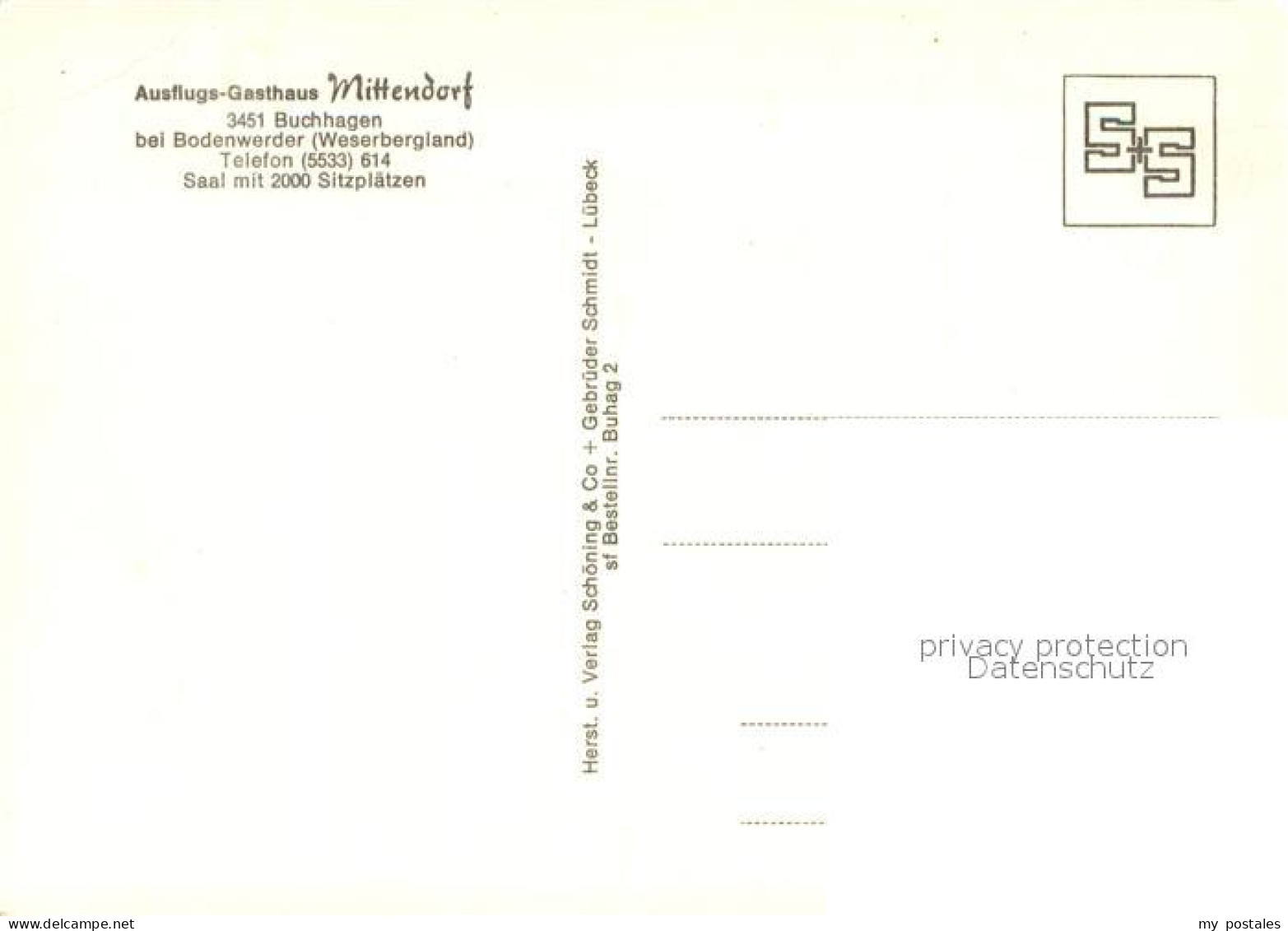 73716167 Buchhagen Ausflugsgasthaus Mittendorf Buchhagen - Bodenwerder