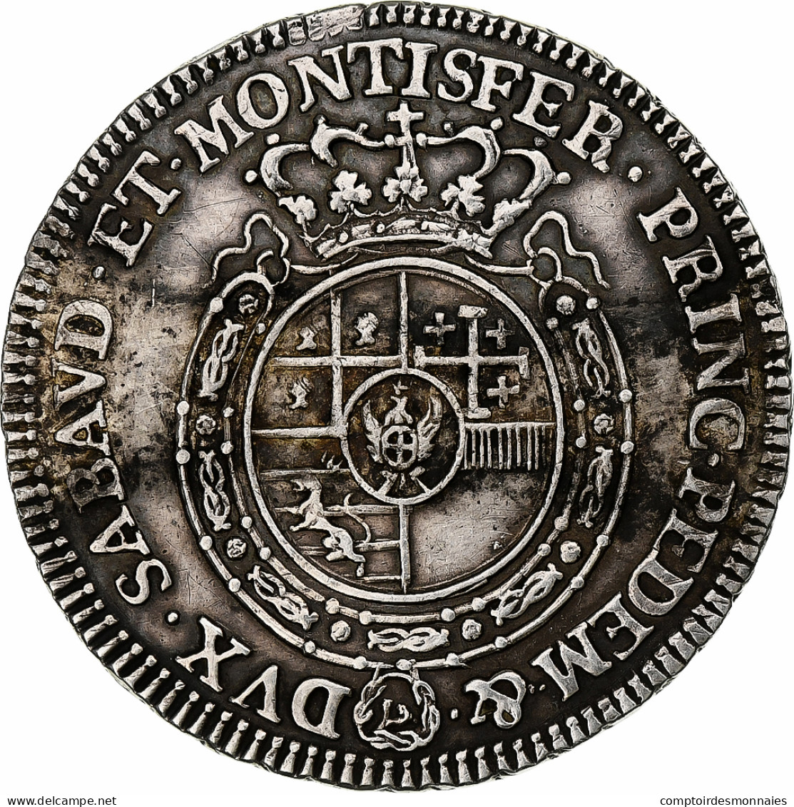 Italie, Duché De Savoie, Carlo Emanuele III, 1/4 Scudo, 1756, Turin, Argent - Italian Piedmont-Sardinia-Savoie