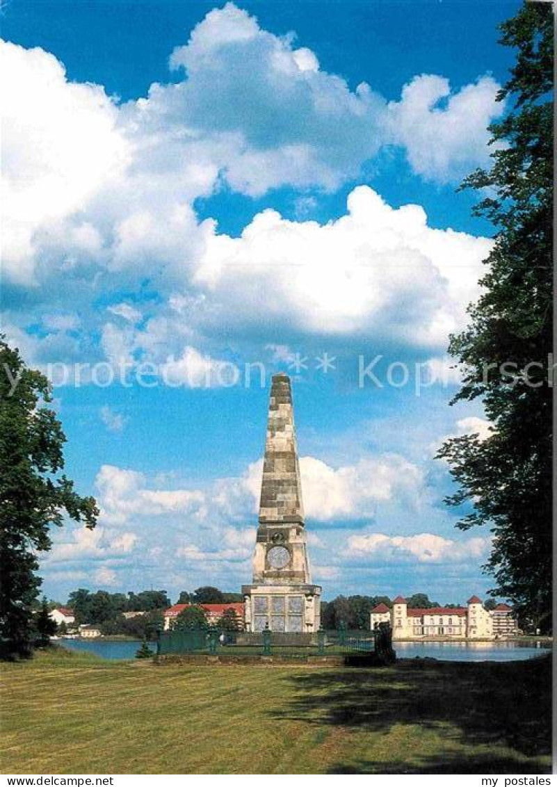 72865368 Rheinsberg Obelisk Und Schloss 18. Jhdt. Rheinsberg - Zechlinerhütte