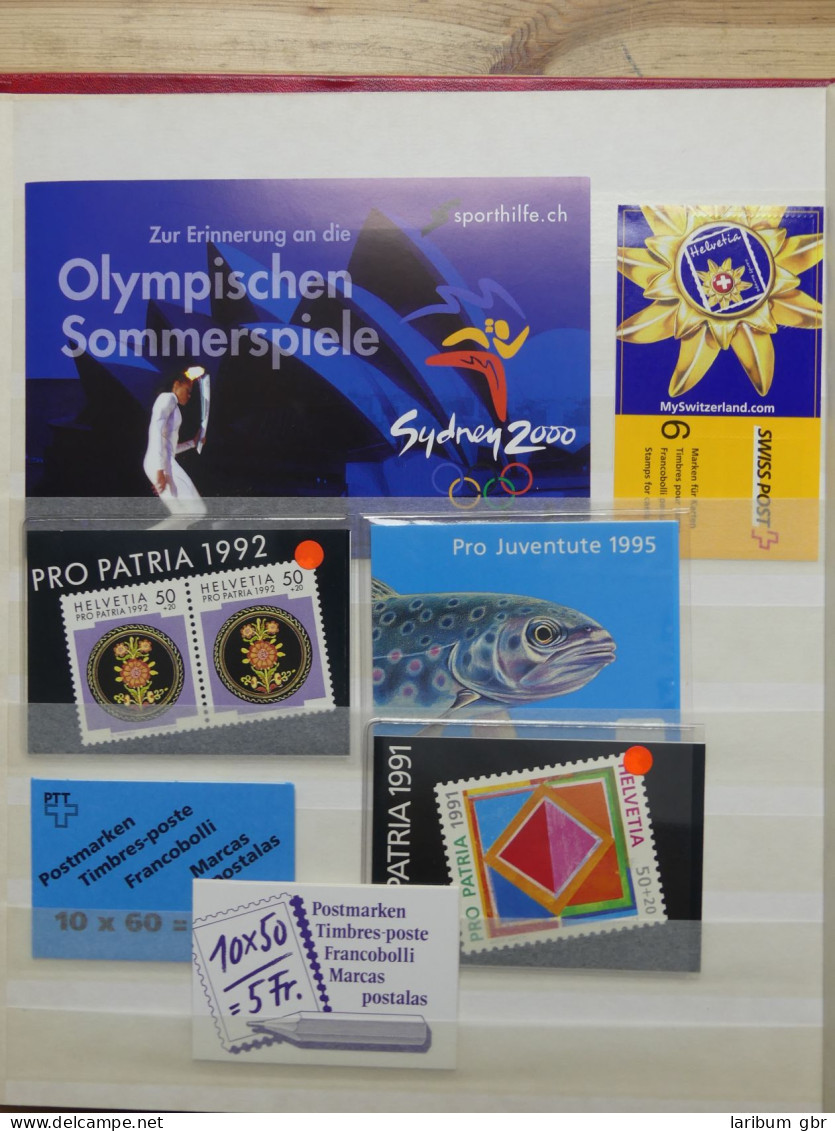 Schweiz Sammlung Von 60 Gestempelten MH Markenheftchen, Meist Mit ESSt #LY432 - Collections