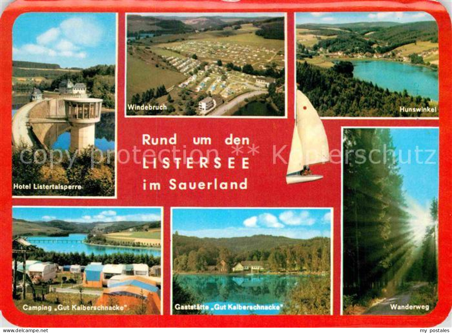 72864889 Listersee Hotel Listertalsperre Hunswinkel Wanderweg Camping Windebruch - Attendorn