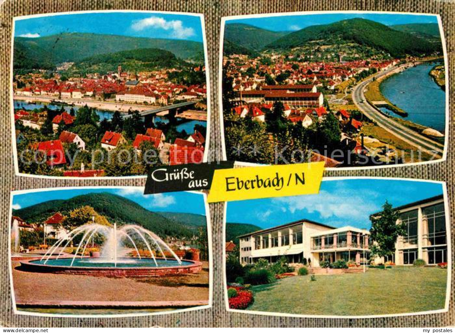 72862040 Eberbach Neckar Panorama Springbrunnen Kurhaus Eberbach - Eberbach