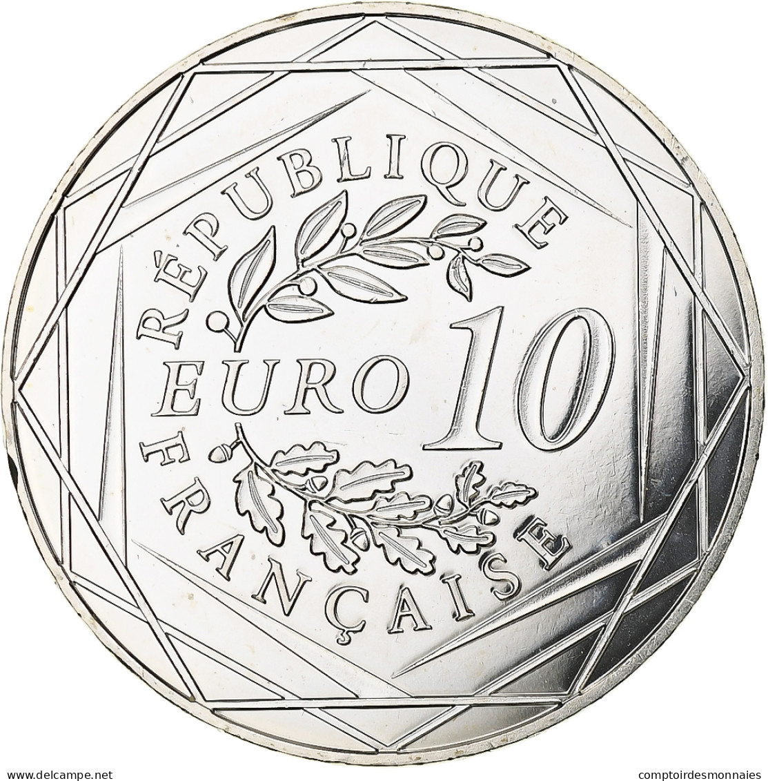 France, 10 Euro, Coq, 2015, MDP, SPL, Argent - France