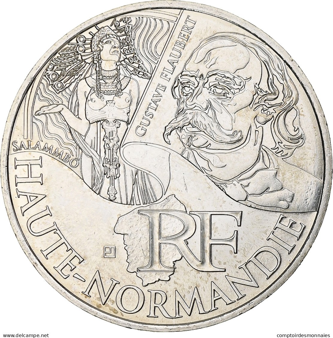 France, 10 Euro, Haute-Normandie, 2012, MDP, SPL, Argent - France