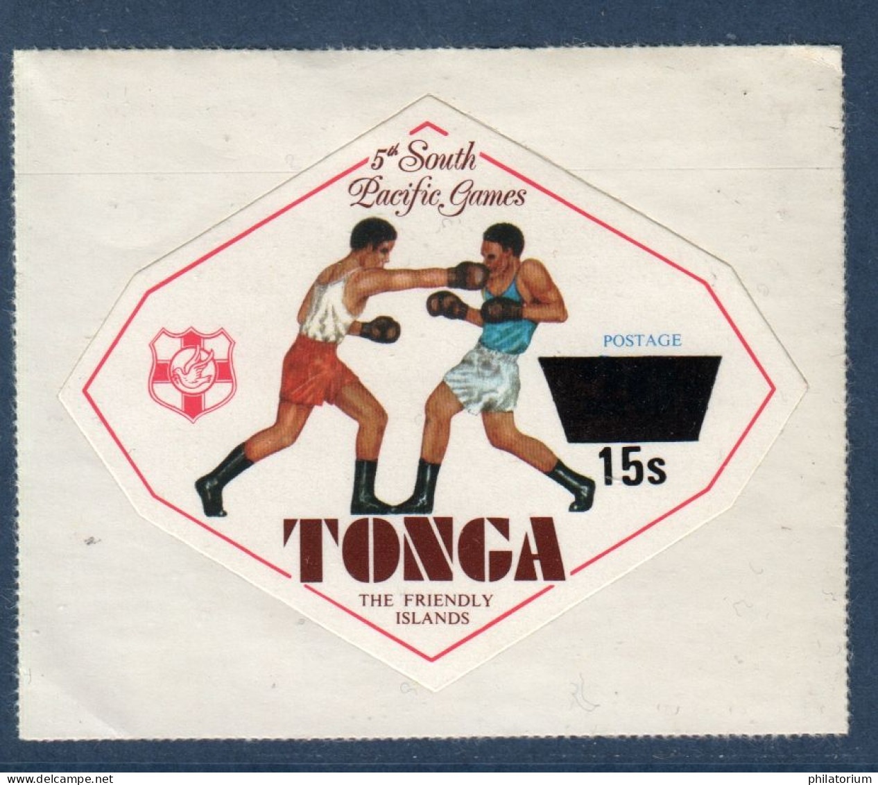 Tonga, **, Yv 412, Mi 639, SG 643, Boxe, 5° Jeux Du Pacifique, - Tonga (1970-...)
