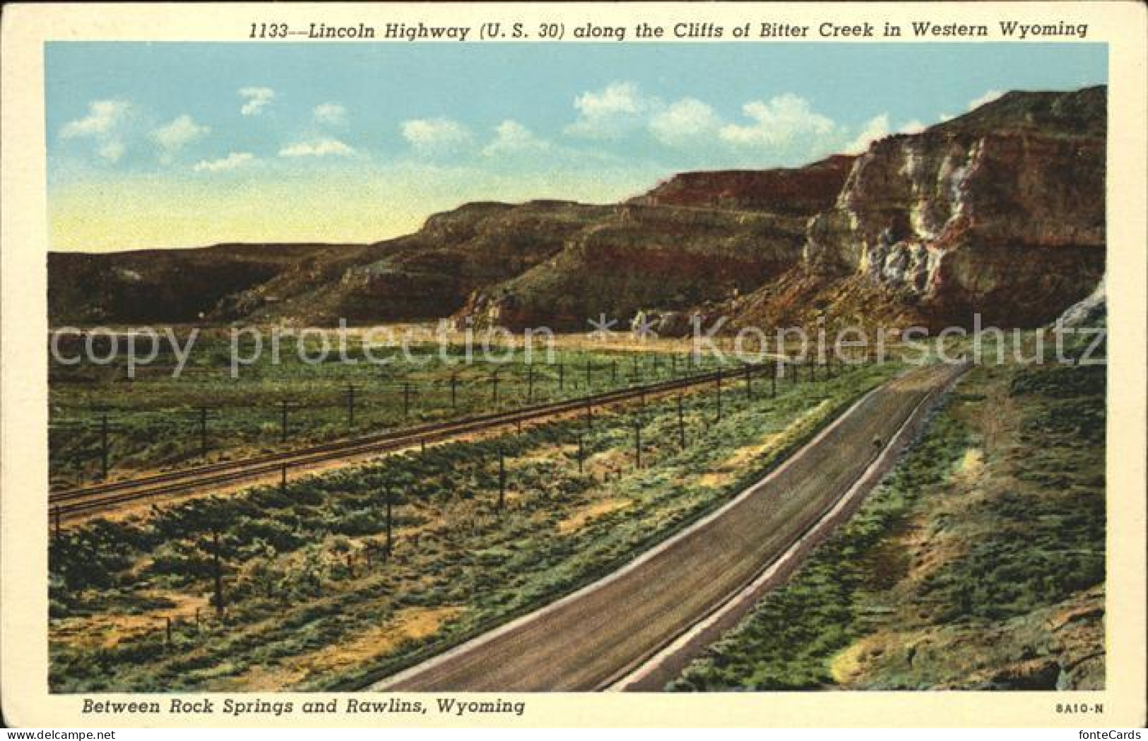71568633 Wyoming_West_Virginia Between Rock Springs And Rawlins - Altri & Non Classificati