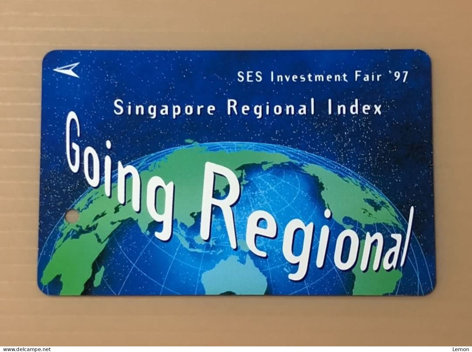 Mint Singapore TransitLink Metro Train Subway Ticket Card, SES Investment Fair ‘97, Set Of 1 Mint Card In Folder - Singapour